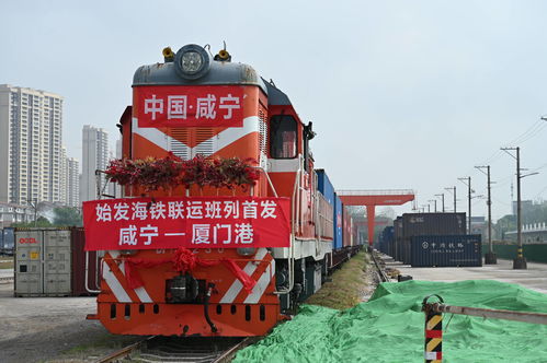 先坐火车再乘货轮物流成本降低四分之一 咸宁开通出口商品海铁联运班列 货物进出口